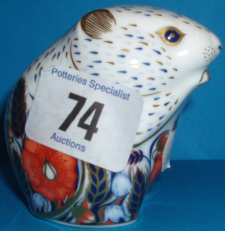 Appraisal: Royal Crown Derby Poppy Mouse Boxed