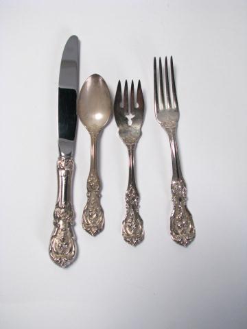 Appraisal: Reed Barton ''Francis I'' Flatware For Twelve four piece place