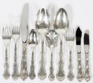 Appraisal: GORHAM 'STRASBOURG' STERLING FLATWARE PIECES GORHAM 'STRASBOURG' STERLING FLATWARE PIECES