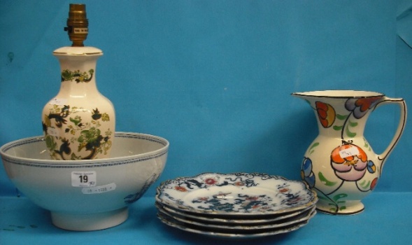 Appraisal: A Collection of Pottery to include Spode Bowl with Grand