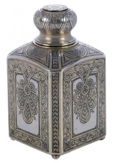 Appraisal: Russian Gilt Silver Decanter Moscow square form with canted corners