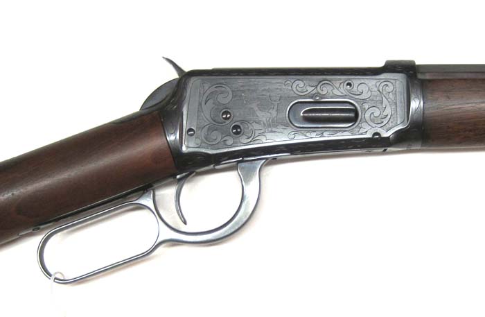 Appraisal: WINCHESTER MODEL LEVER ACTION RIFLE wcf - caliber octagonal barrel