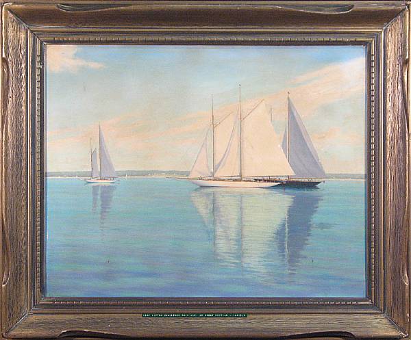 Appraisal: Fred H Daniels American born Harbor Calm signed and dated