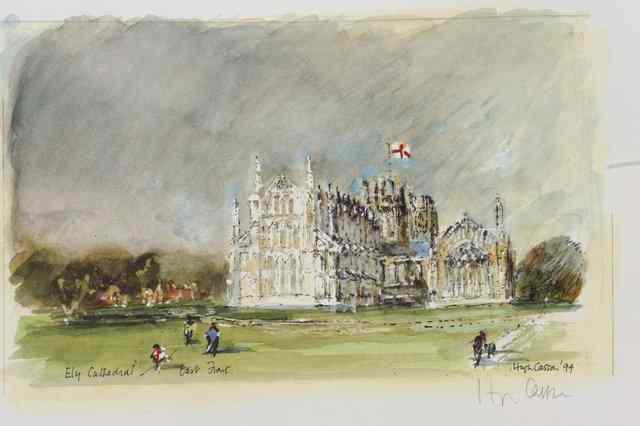 Appraisal: Hugh Casson British - Ely Cathedral copies in total each