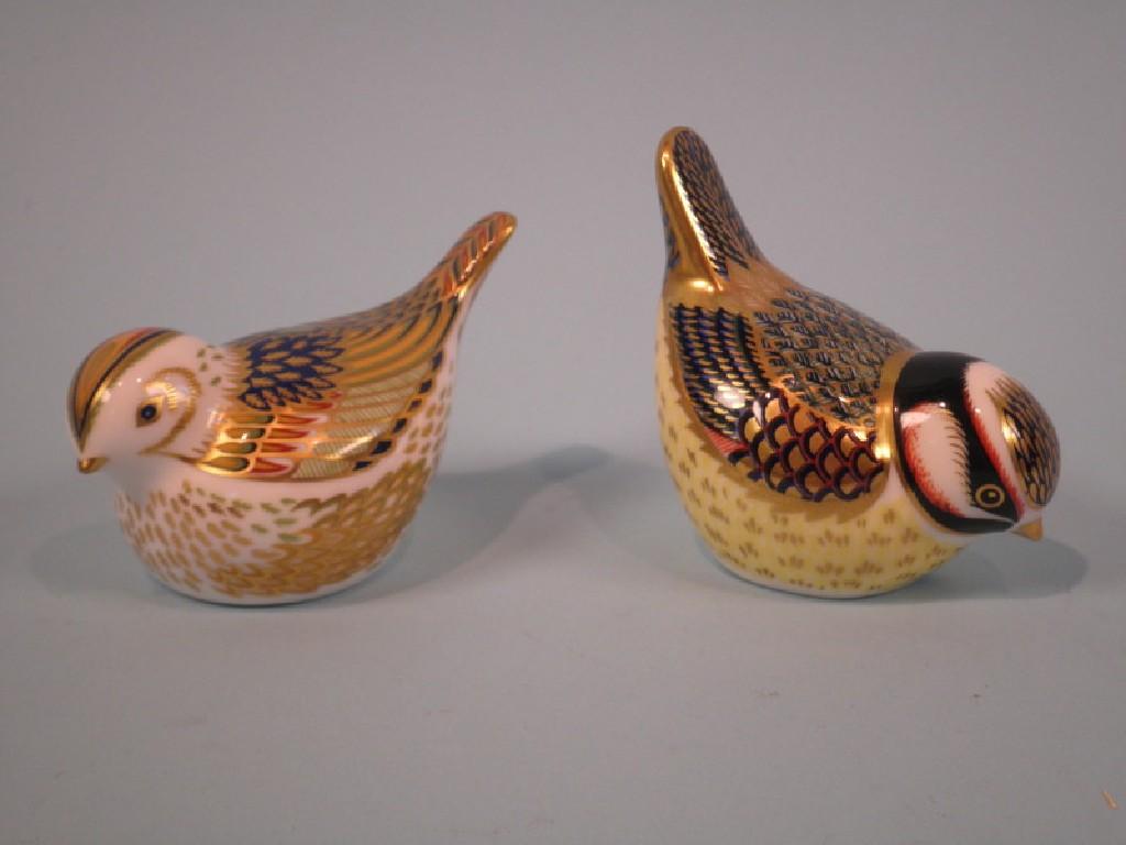 Appraisal: A Royal Crown Derby figure of a Gold Crest and