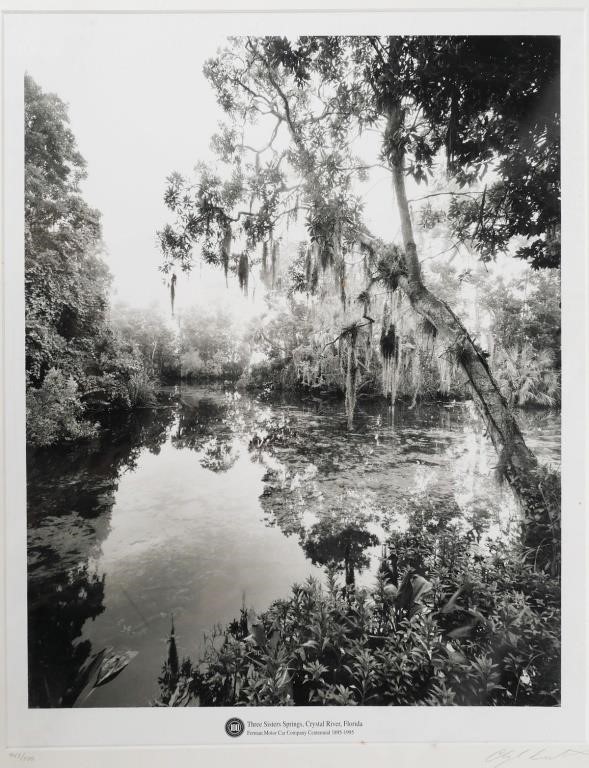 Appraisal: Large hand printed photograph by Clyde Butcher hand signed on