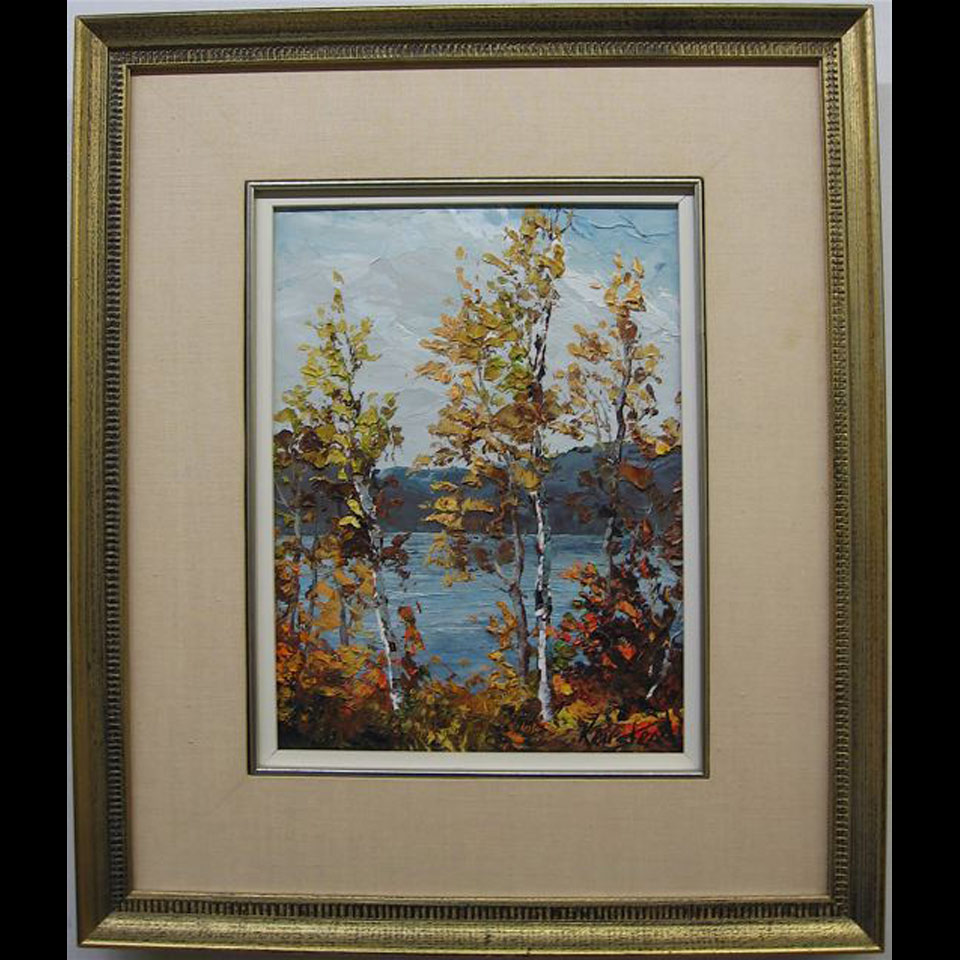 Appraisal: JAMES LORIMER KEIRSTEAD - CANADIAN PAUDASH LAKE OIL ON MASONITE