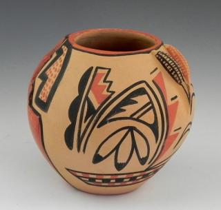 Appraisal: Native American Painted Pottery Bowl th c by C Toya