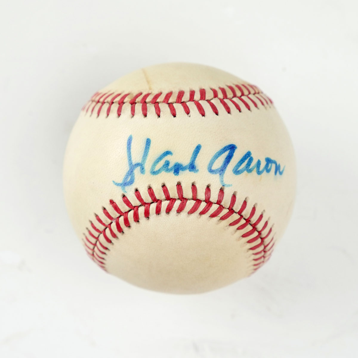 Appraisal: AUTHENTIC AUTOGRAPHED HANK AARON BASEBALL AUTHENTIC AUTOGRAPHED PETE ROSE BASEBALL