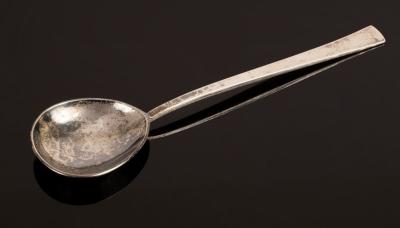 Appraisal: An Arts Crafts style silver slip top spoon by Phillip