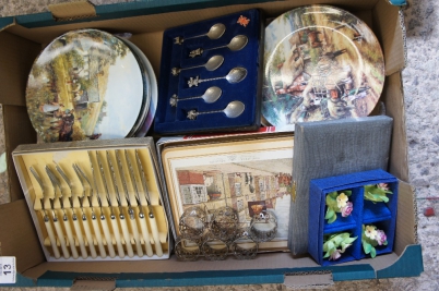 Appraisal: Tray comprising Collector Plates from Various Manufacturers including Royal Doulton