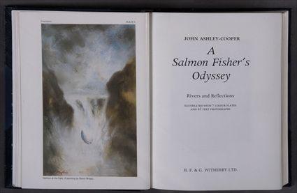 Appraisal: ASHLEY-COOPER JOHN A SALMON FISHER'S ODYSSEY London Quarto bound in