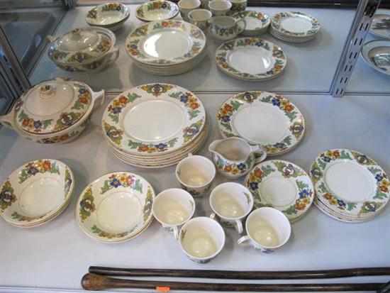 Appraisal: JAMES MADDOCK IVORY WARE PART DINNER SERVICE