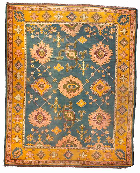 Appraisal: An Oushak carpet West Anatolia late th century size approximately