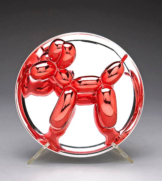 Appraisal: Jeff Koons American born Balloon Dog - Red Metalized porcelain