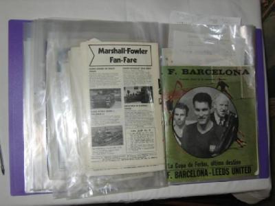 Appraisal: A collection of Leeds United Football Club European Cup programmes