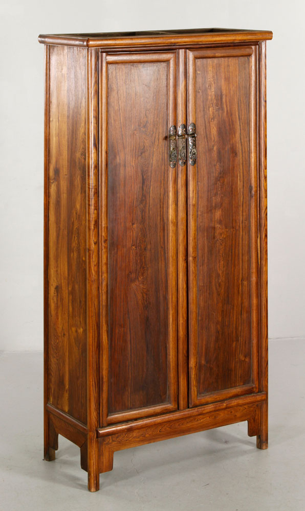 Appraisal: - Chinese Huanghuali Cabinet Huanghuali cabinet China rectangular shape simple