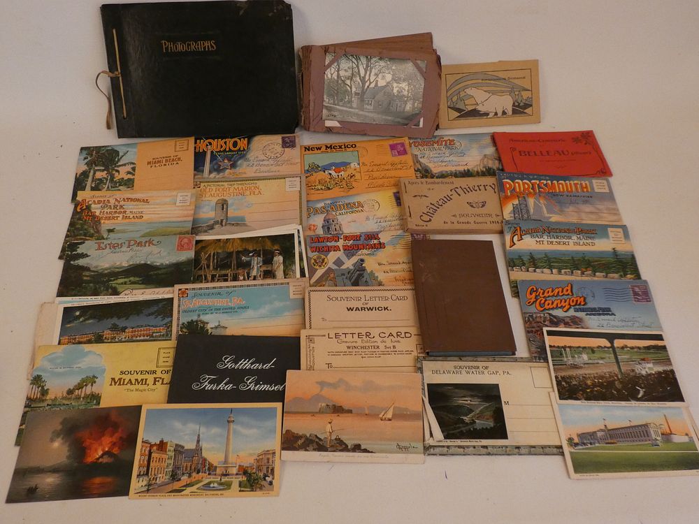 Appraisal: OVER OLD POSTCARDS Huge lot of over antique and old