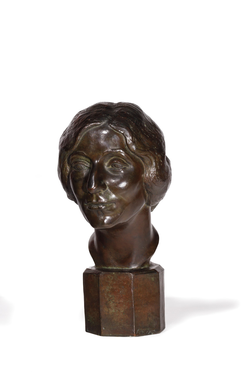 Appraisal: BRENDA PUTNAM American - Self Portrait bronze signed and inscribed