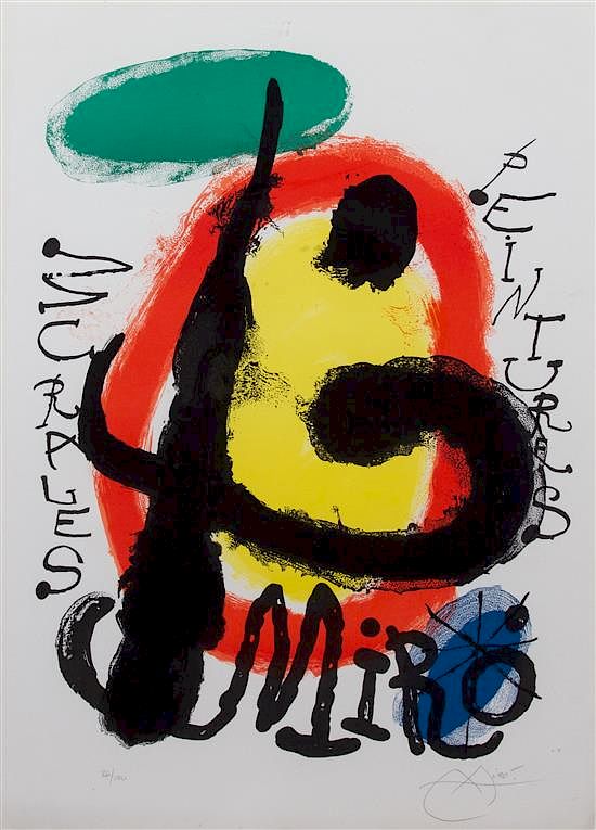 Appraisal: Joan Miro Spanish - Murales Peintures Joan Miro Spanish -