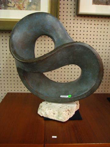 Appraisal: Freeform Artist's Sculpture depicting a four dimensional object in a