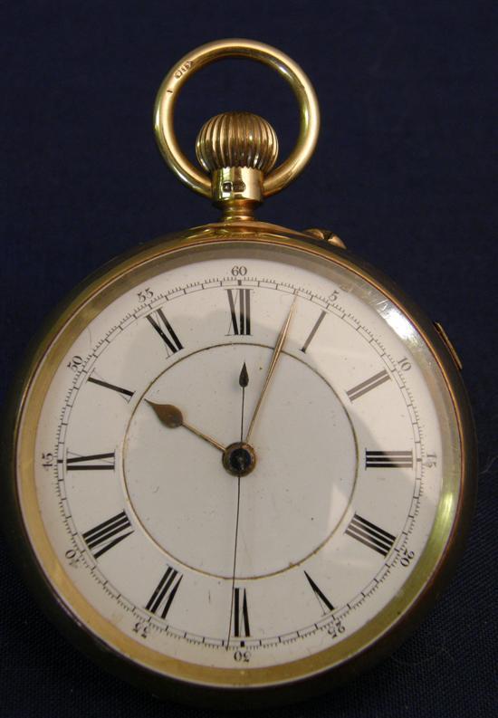 Appraisal: Duff Miller of Paisley ct gold cased pocket watch