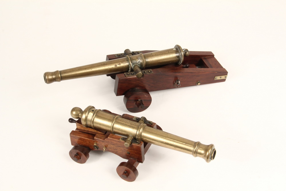 Appraisal: MINIATURE CANNONS - th c Models of Earlier Cannons including