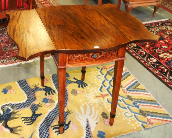 Appraisal: A George III style mahogany pembroke table cm wide cm