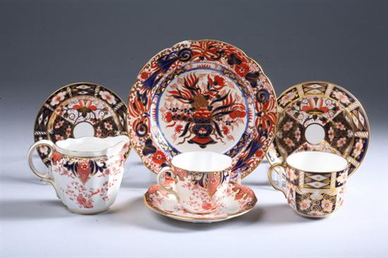 Appraisal: -PIECE ROYAL CROWN DERBY IMARI-STYLE PORCELAIN DESSERT SERVICE pattern circa