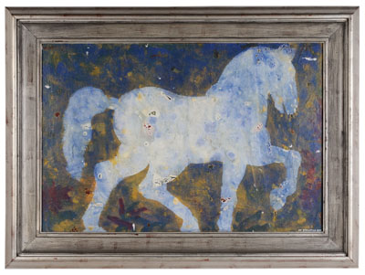 Appraisal: Jeffry Wilcox Paclipan Atlanta Georgia th century Horse in Blue