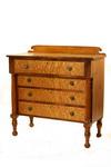 Appraisal: CHEST OF DRAWERS - Early th c birch and bird's-eye