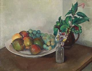 Appraisal: Tosca Olinsky oil Tosca Olinsky Italian American - - ''Fruit