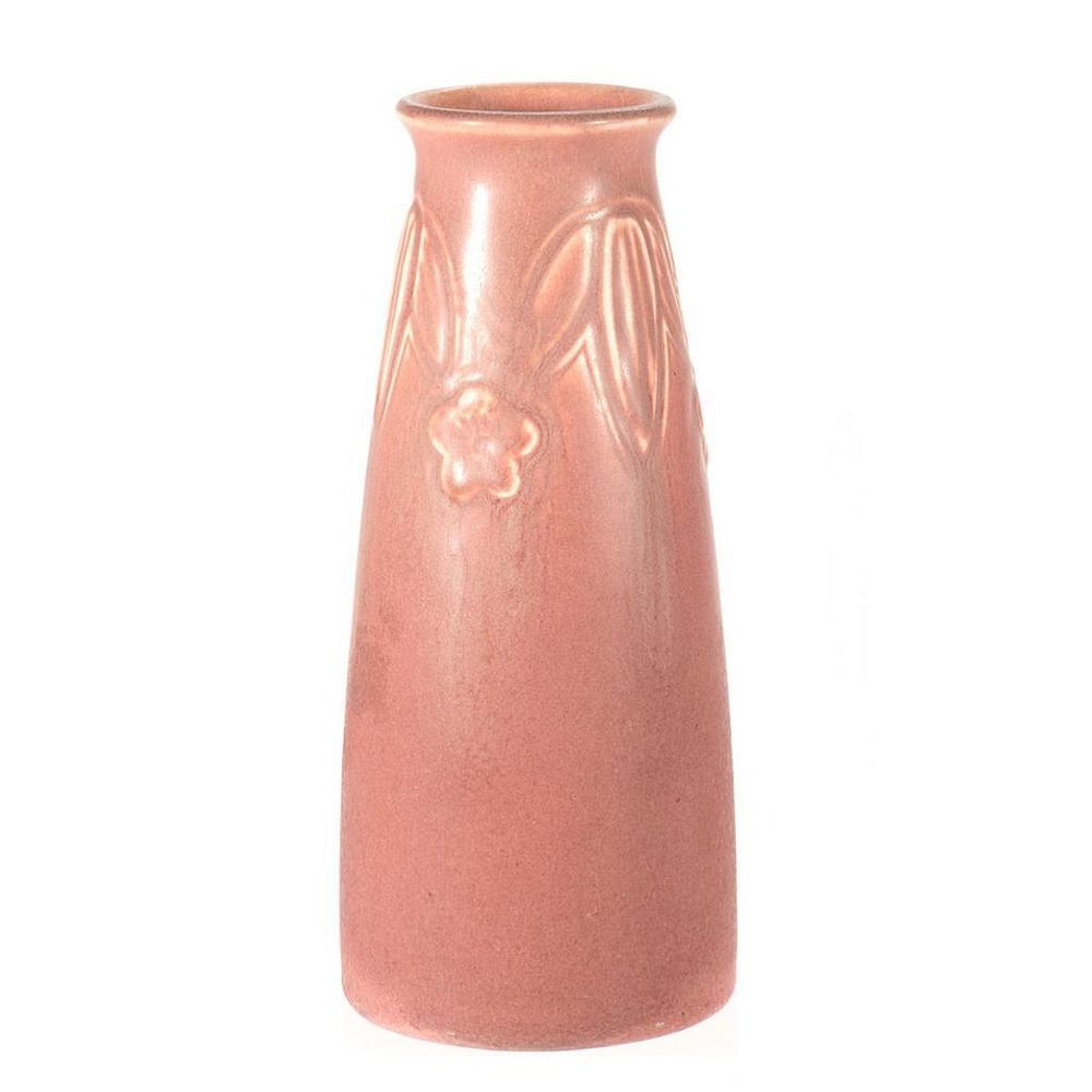 Appraisal: Rookwood Vase Floral decoration on matte glaze Incised mark on