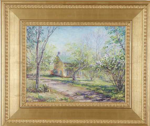 Appraisal: Spring in New Hope oil on canvas x SLL I