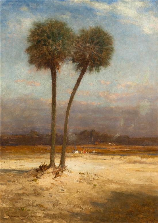 Appraisal: Sale Lot Robert Swain Gifford American - Two Palm Trees