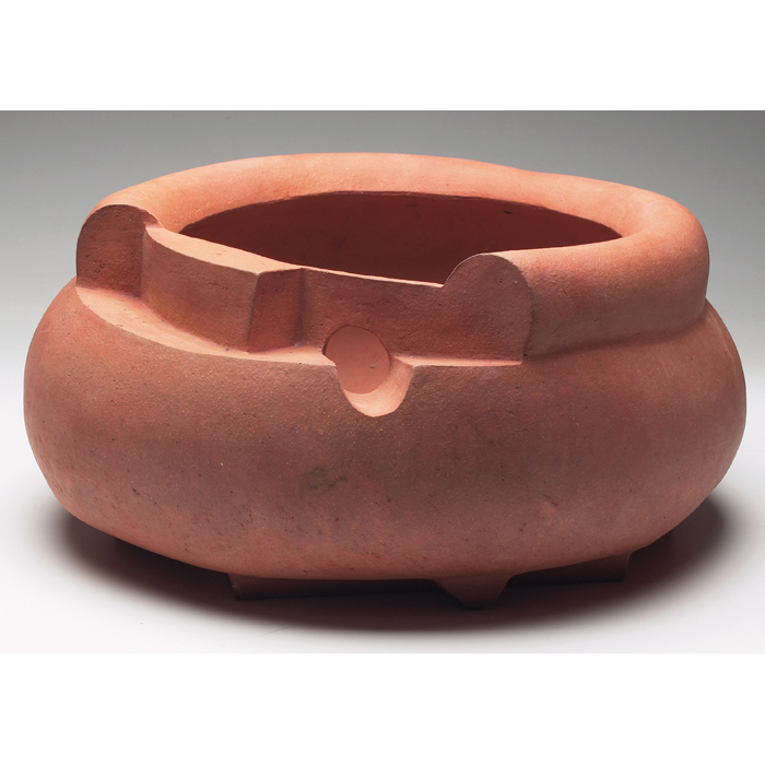 Appraisal: W M C Daley bowl contemporary unusual and monumental shape