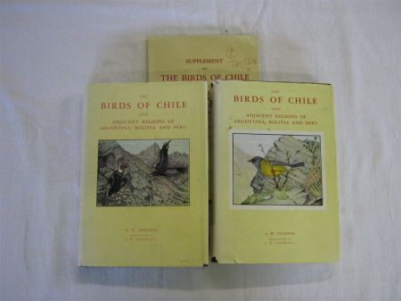 Appraisal: A W JOHNSON THE BIRDS OF CHILE AND ADJACENT REGIONS