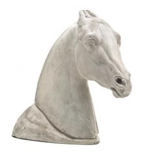 Appraisal: An American Plaster Bust of a Horse attributed to herbert