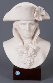 Appraisal: Cybis George Washington Bust Perhaps bisque signed Cybis to back