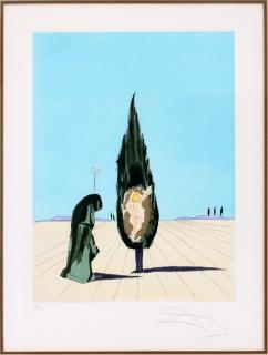 Appraisal: AFTER SALVADOR DALI COLOR AQUATINT ETCHING AFTER SALVADOR DALI COLOR