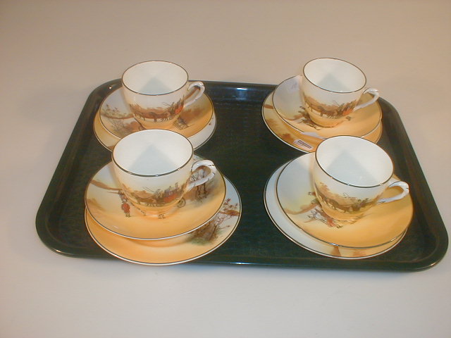 Appraisal: A Royal Doulton Coaching Days part tea set comprising four