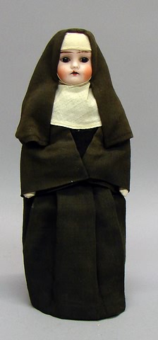 Appraisal: Ursuline Nun doll German doll has no visible marks as