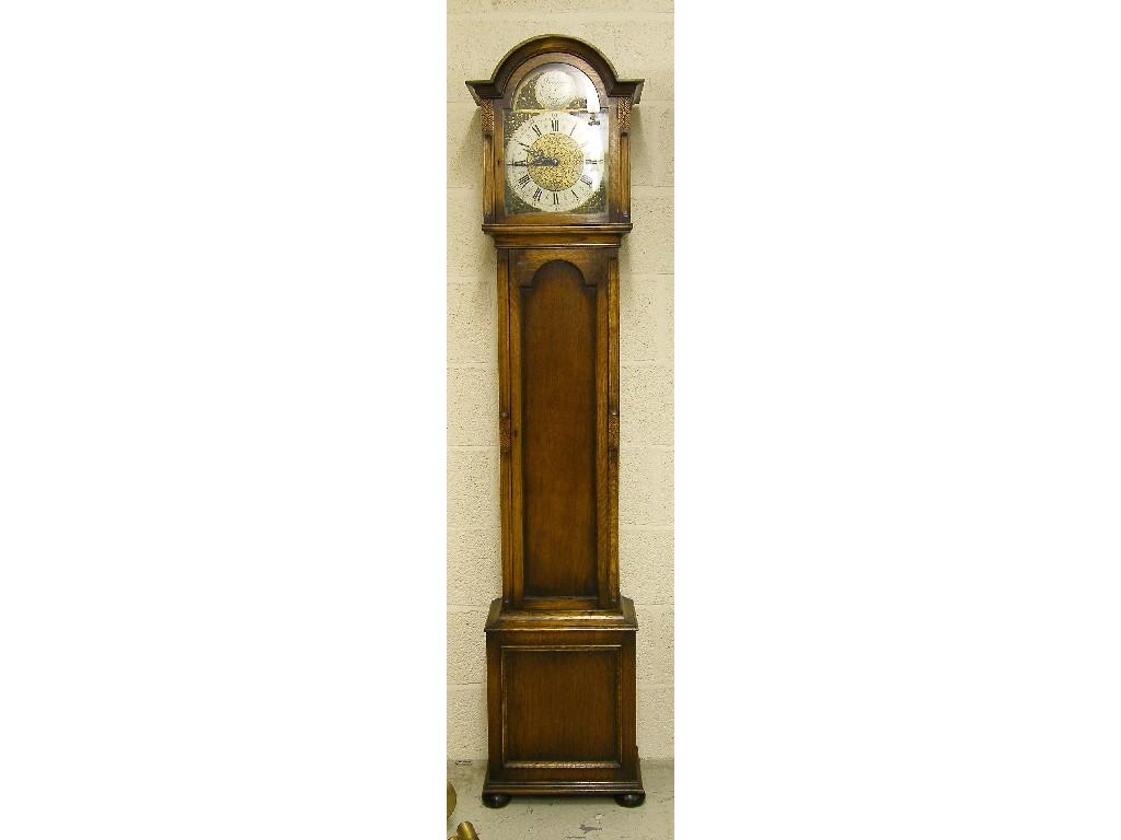 Appraisal: Smiths Enfield mahogany cream wall dial clock within a turned