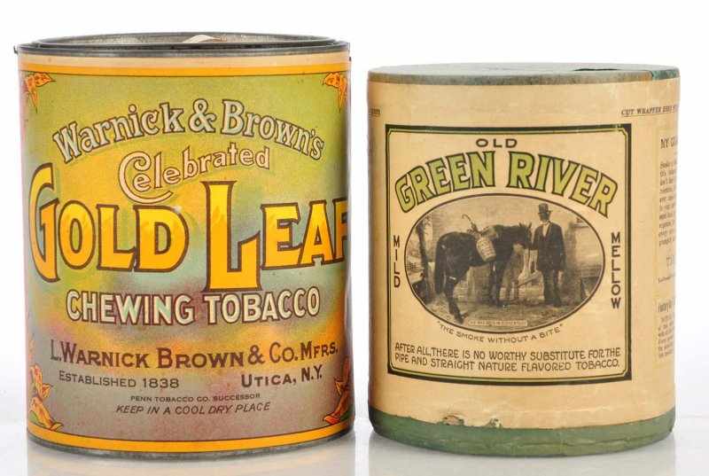 Appraisal: Lot of Tobacco Mixtures Description Lot includes Old Green River