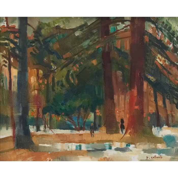 Appraisal: Paul Collomb French b ''Bois deBoulonge-Neige '' c oil on