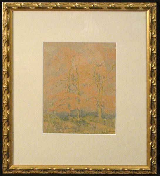 Appraisal: Maurice Braun American - A Stand of Trees signed 'Maurice