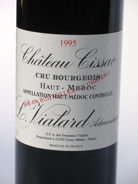 Appraisal: TEN BOTTLES OF CHATEAU CISSAC