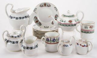 Appraisal: MISCELLANEOUS RUSSIAN PORCELAIN CIRCA AN ASSEMBLED GROUP OF RUSSIAN PORCELAIN