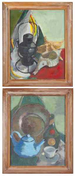 Appraisal: Pair of Still Life Paintings by Betsy Pennsigned and dated