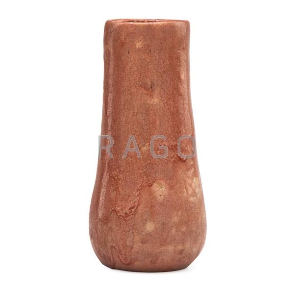 Appraisal: BYRDCLIFFE Vase frothy pink glaze Condition Report Excellent condition